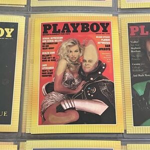 90s Vintage Playboy Chromium Cover Card Pamela Anderson Conehead Collectors #98